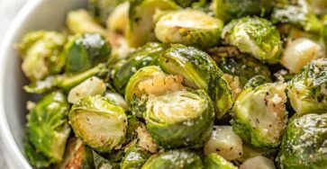 Brussels Sprouts in Garlic Butter