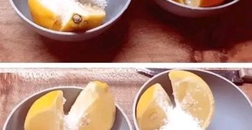 Cut the lemon this way and add salt. The solution to a big problem at home!