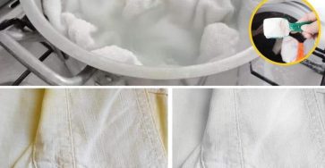 How to whiten your laundry and get rid of old yellow stains