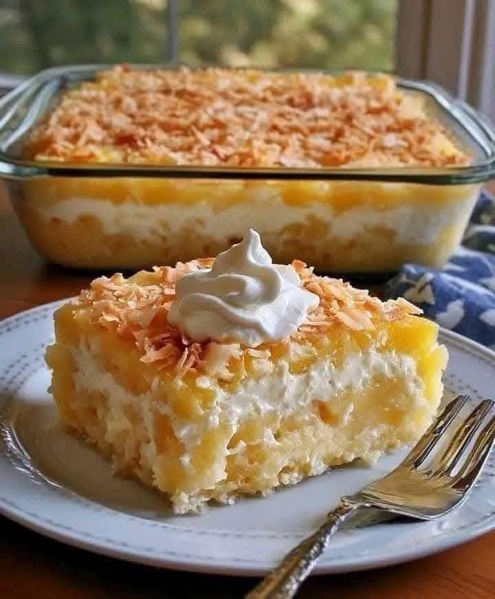 Pineapple Coconut Dream Cake.