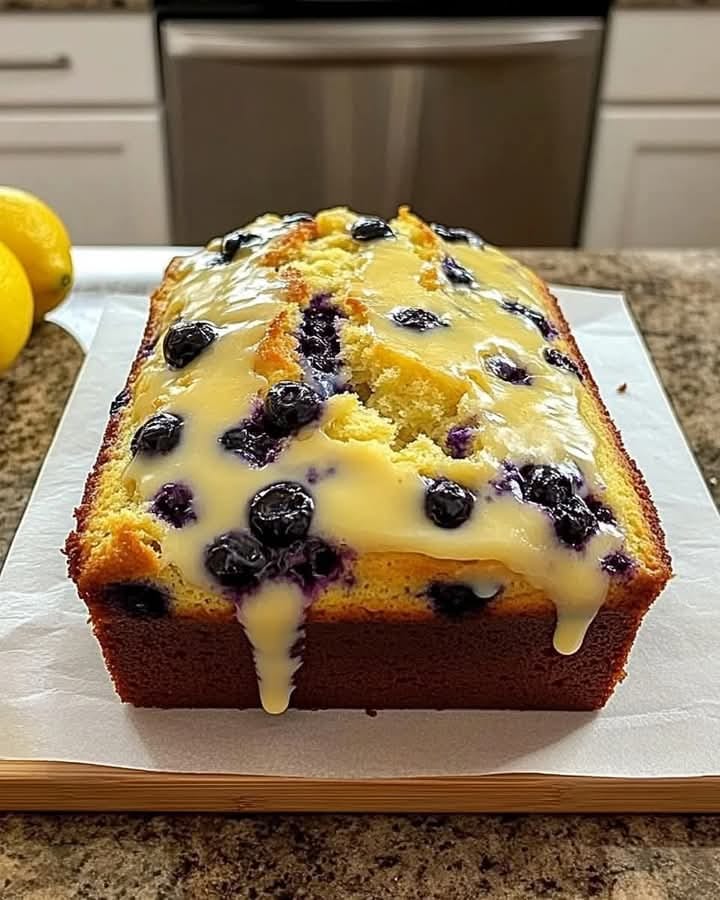 Lemon Blueberry Yogurt Loaf