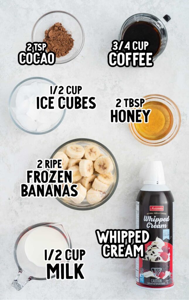 Banana Coffee Breakfast Smoothie 4 COF ING