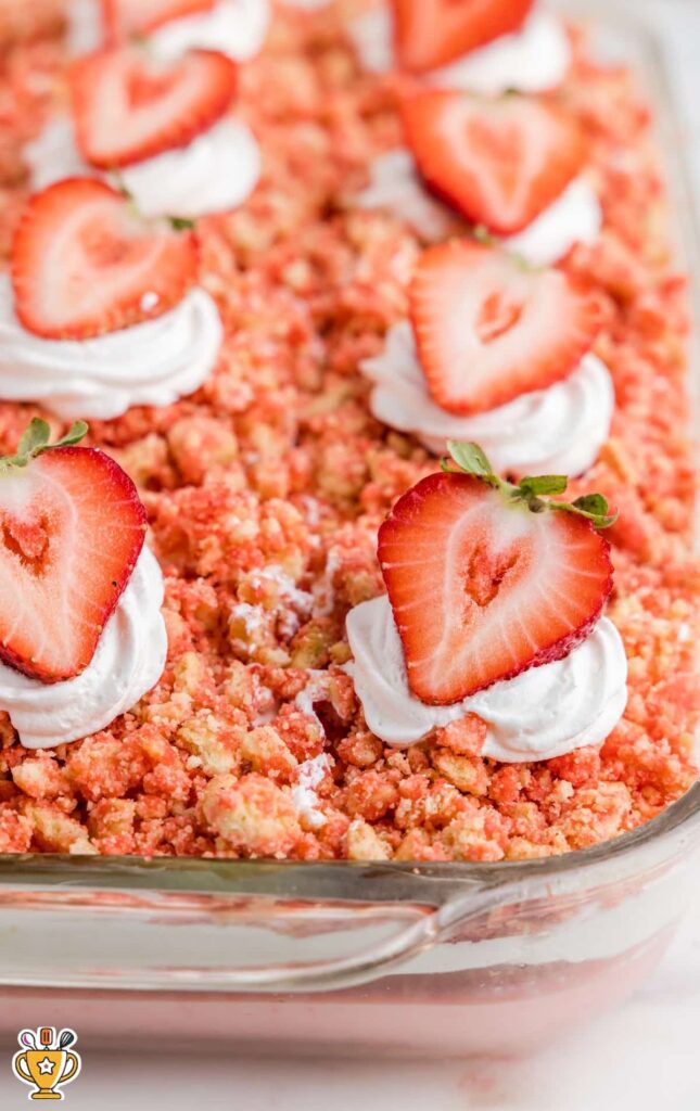 Strawberry Crunch Poke Cake 4 Strawberry Crunch Poke Cake Hero2