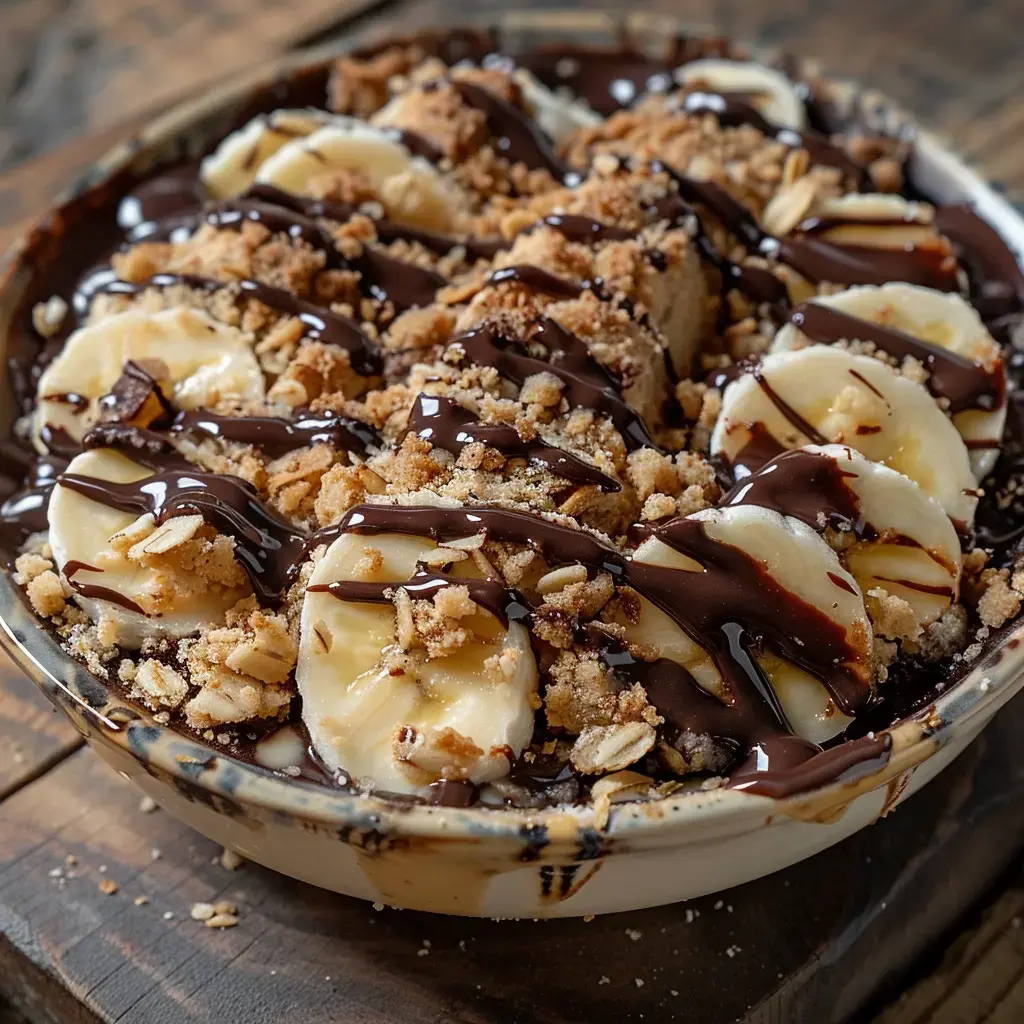 Banana Chocolate Crumble Recipe 2 crumble