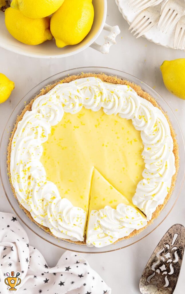 Sunny Lemon Cheesecakes 4 lemon cream cheese pie hero2