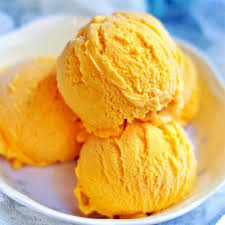 Refreshing Homemade ice cream 2 mango