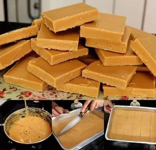 Caramel Milk Fudge (Milk Toffee)