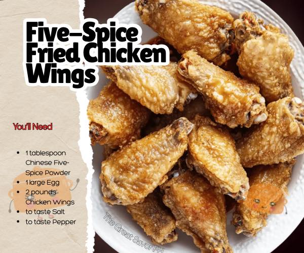 Five-Spice Fried Chicken Wings