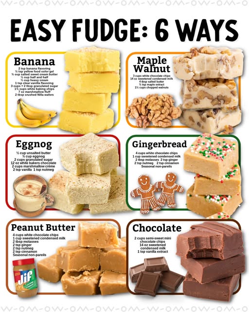easy fudge : 6 WAYS