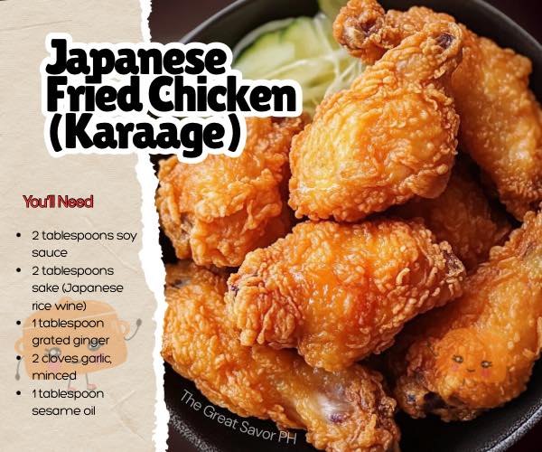 Japanese Fried Chicken (Karaage)