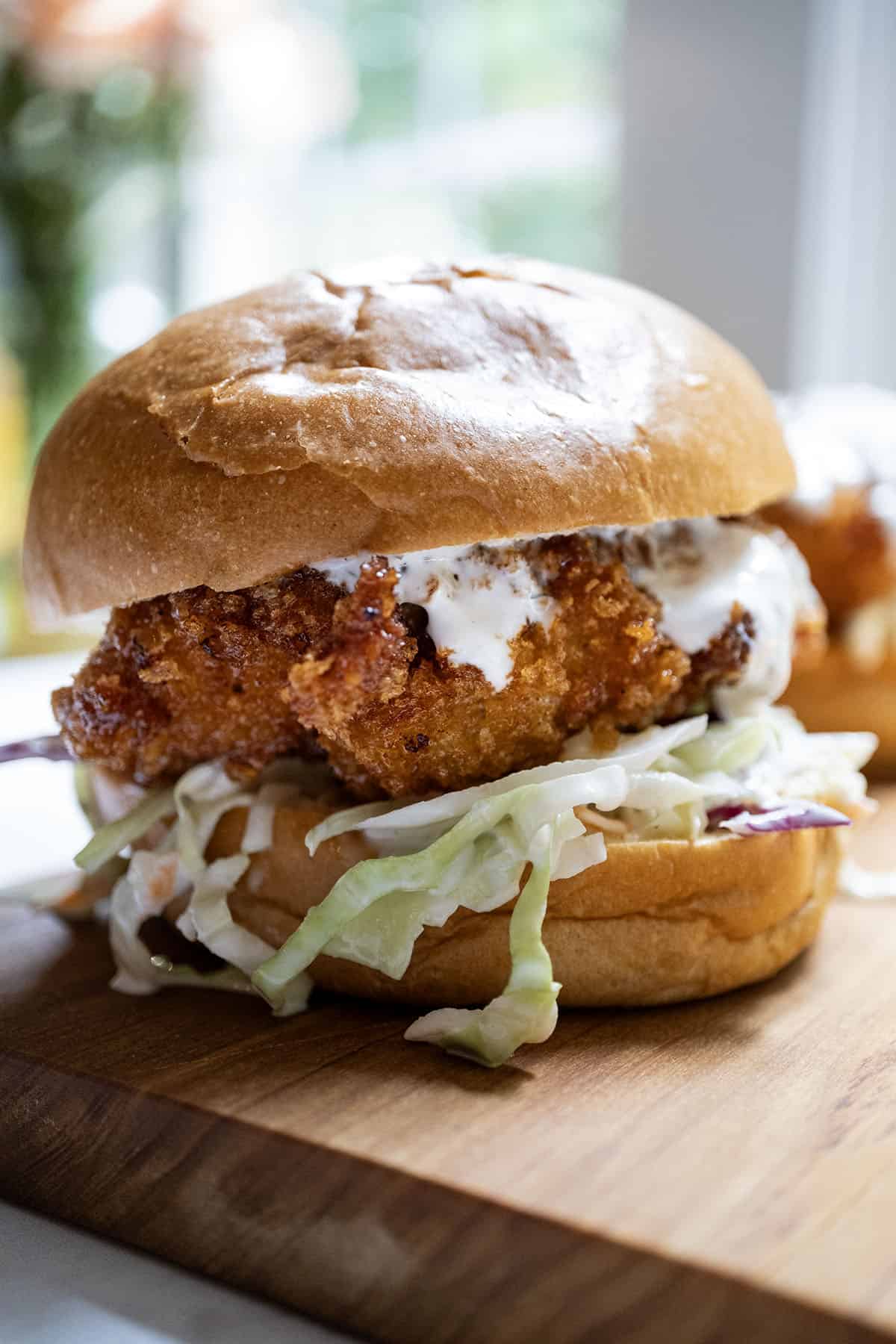 Hot honey chicken sandwich 11